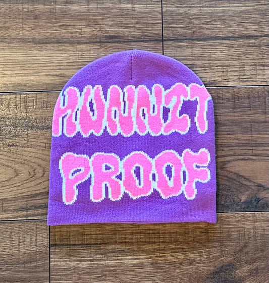 Hunnitproof Beanie - Purple